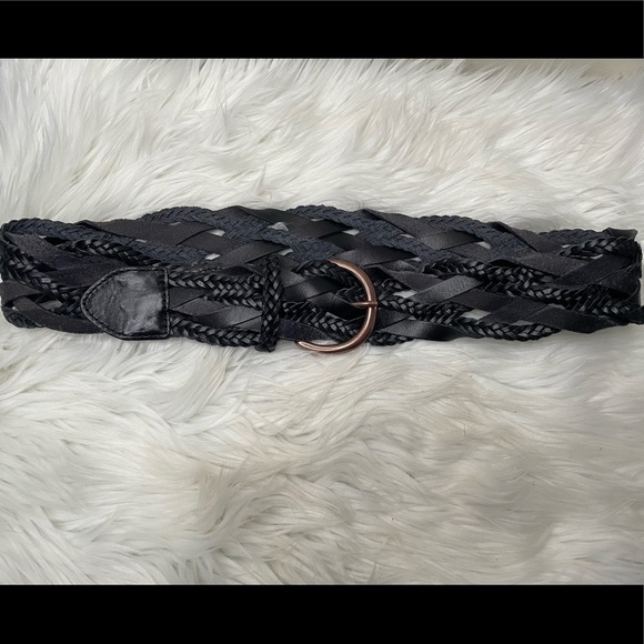 VINTAGE Collection braided leather belt - Picture 1 of 4